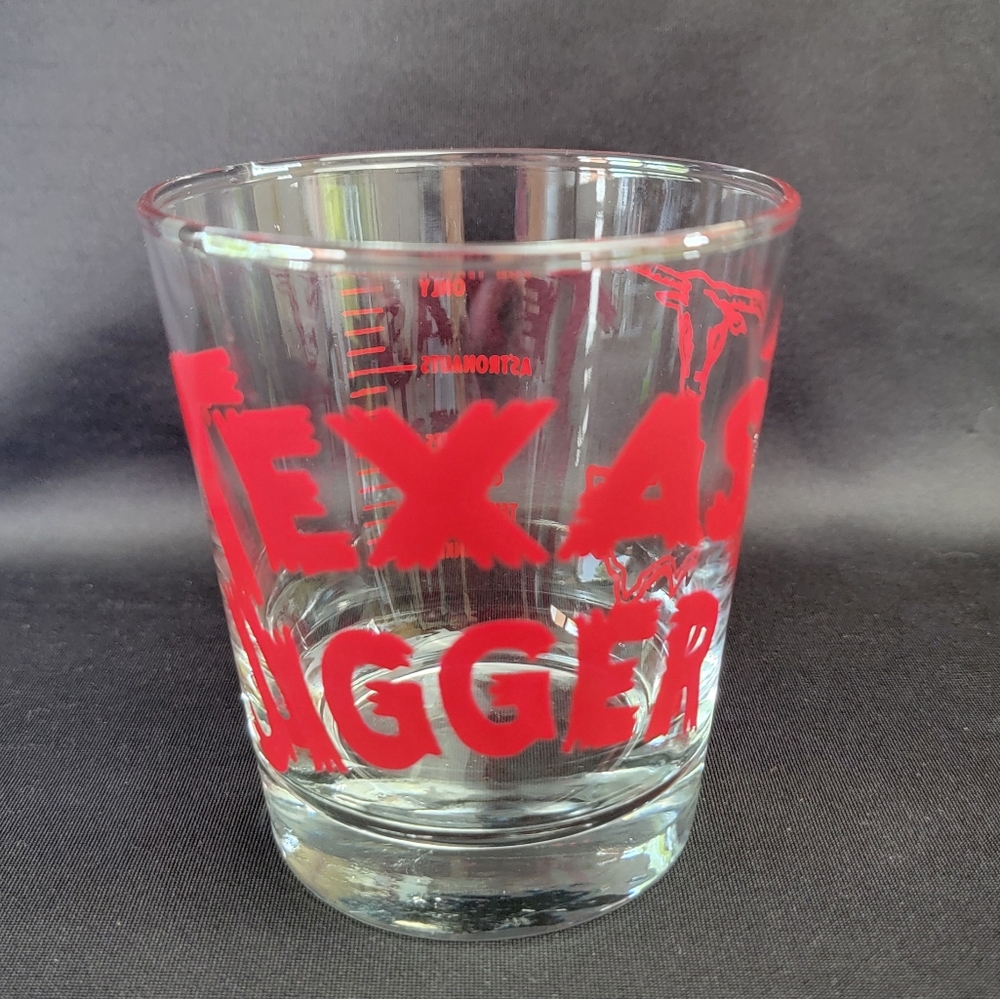 Texas Jigger Oversized Shot Glass Souvenir Old-Fashion Whiskey Glass 12 oz